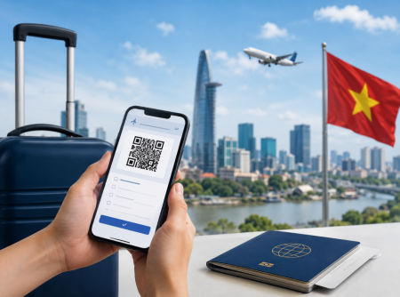 Nouvelle déclaration d'entrée à Saigon : Guide et QR Code SGN